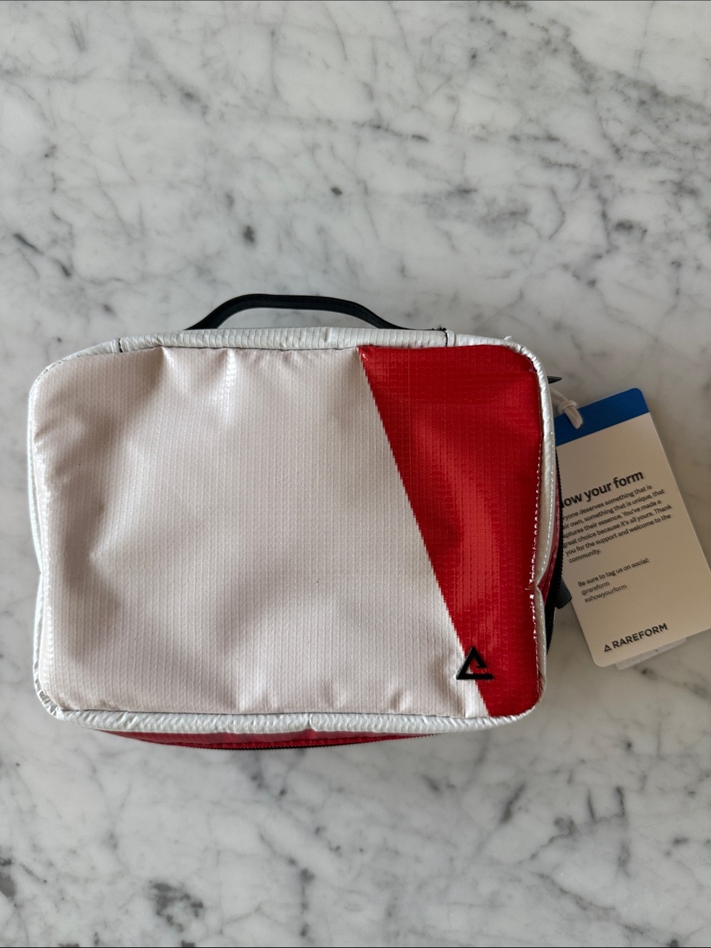 Rareform Vienna Toiletry Bag. Red white and green. New with tag.